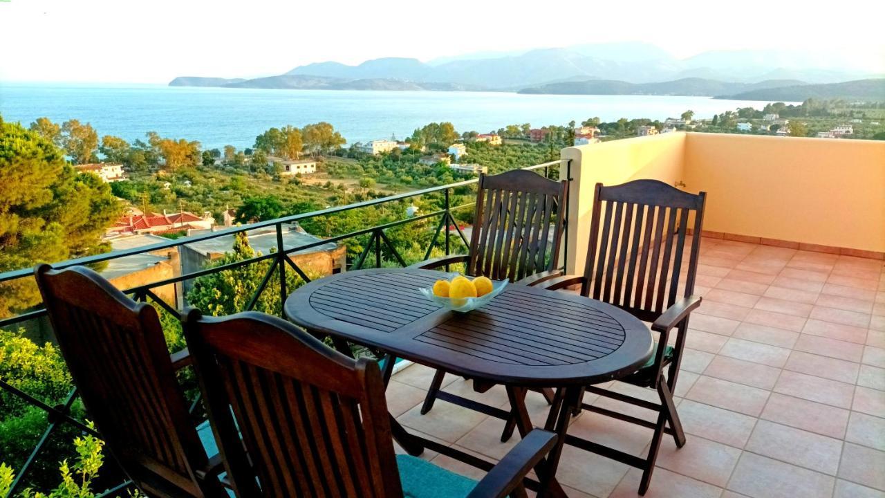 Gythio Seaside Villa Dimitrios - Panoramic View Ngoại thất bức ảnh